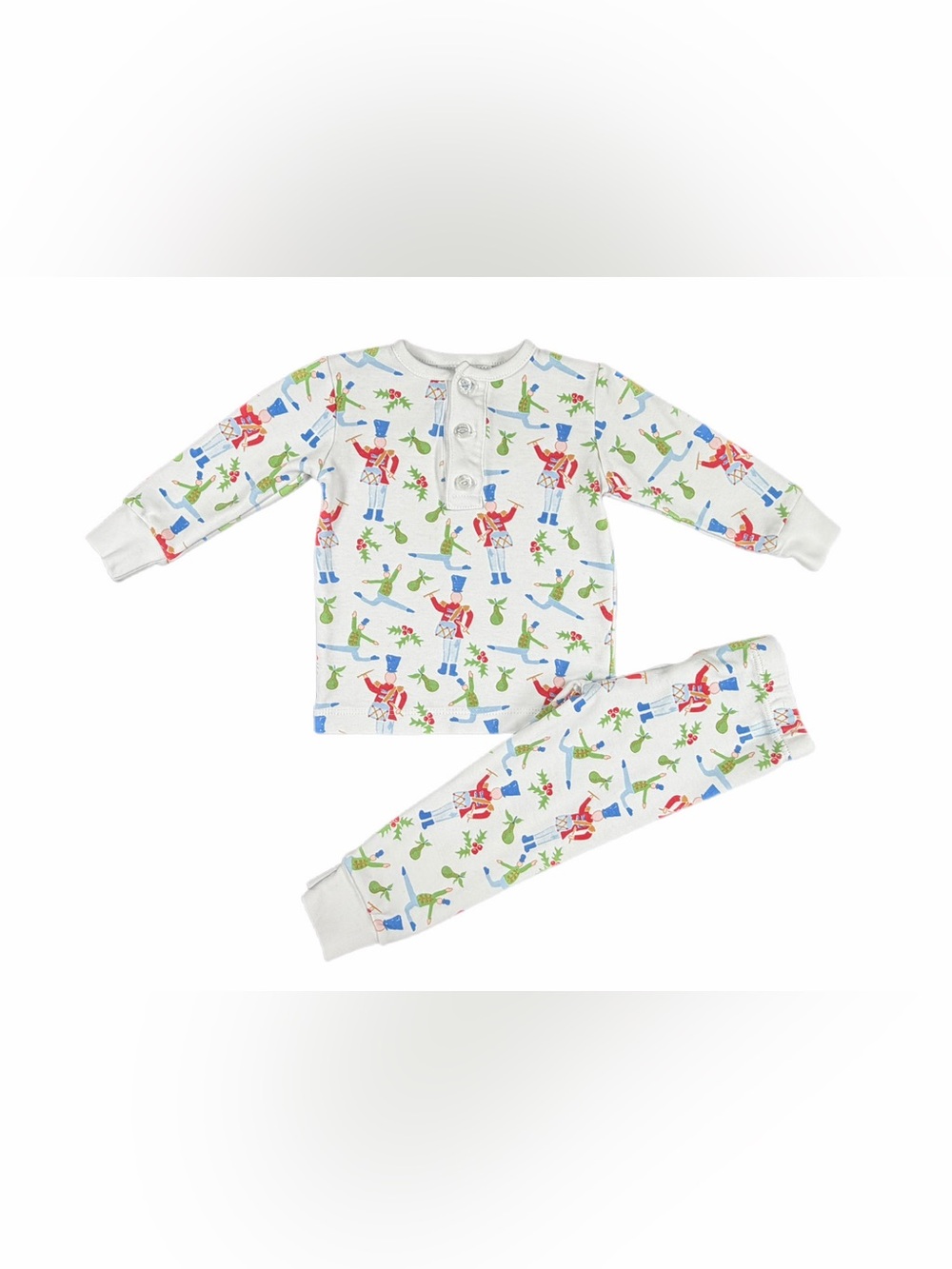 LITTLE ENGLISH 12 Days of Christmas Printed Jammies - 18M